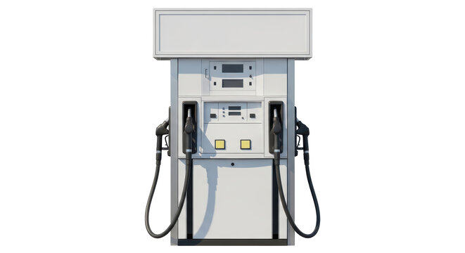Isolated Gas Station Pump