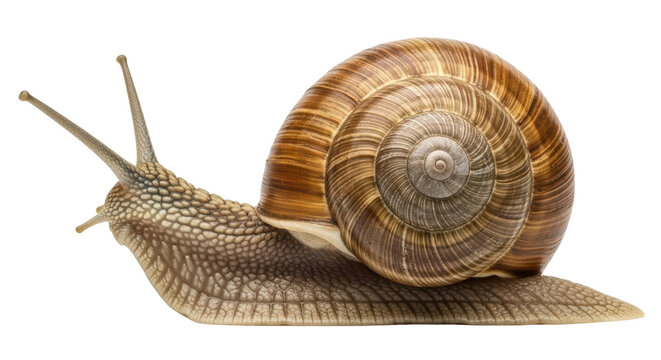 Isolated Snail