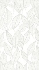 Fototapeta premium Delicate leaf pattern