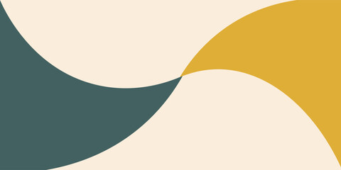 Artistic Scandinavian style poster in trending colors. Geometric pattern for web banner, decor of pillows in the interior, business presentations, corporate identity.