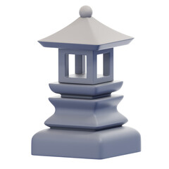 Garden Lantern 3D Icon