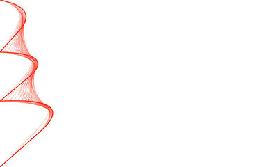 Abstract red wave lines modern digital curve pattern background, useful for global graphic design projects and contemporary digital art prints, versatile decorative vector style
