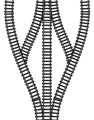 Railroad Tracks Intersection