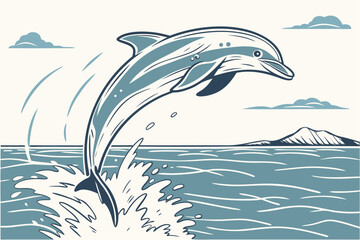 The Elegance of a Dolphin
