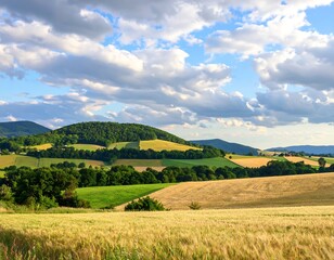 Obraz premium Panoramic rural landscape (5)