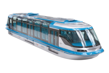 Modern Water Bus Passenger Vessel Render