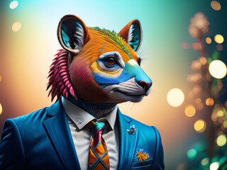 Enchanted forest with mystical being encourages youth to embrace uniqueness and cultural identity
