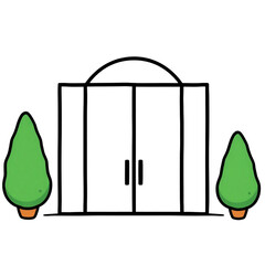 transparent background illustration of an apple