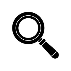seo optimization magnifying glass icon vector isol