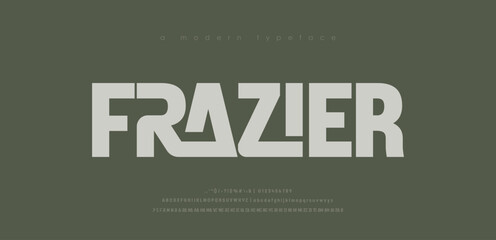 Abstract modern urban alphabet fonts. Typography sport, simple, technology, fashion, digital, future creative logo font. vector illustration
