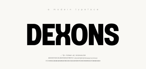 Abstract modern urban alphabet fonts. Typography sport, simple, technology, fashion, digital, future creative logo font. vector illustration
