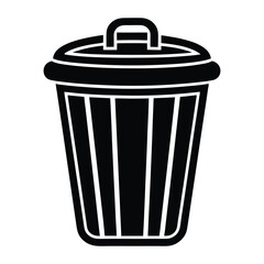 vector trash can icon