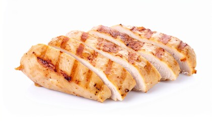 Grilled chicken breast sliced