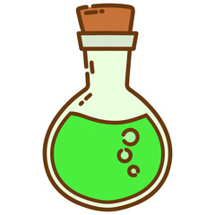 chemical laboratory pharmacy symbol vector illustration