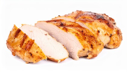 Grilled chicken breast sliced
