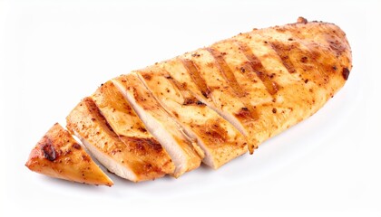 Grilled chicken breast sliced