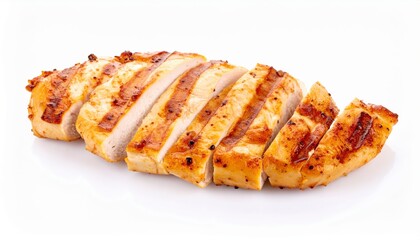 Grilled chicken breast sliced