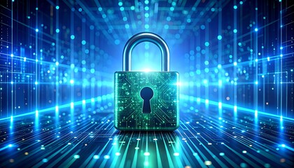 Cybersecurity lock, digital path
