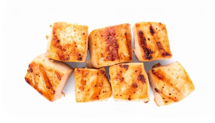 grilled chicken cubes
