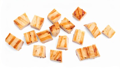 grilled chicken cubes