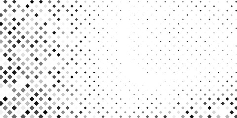 Simple rectangle halftone gradient texture. Vanishing polka dot abstract modern art illustration