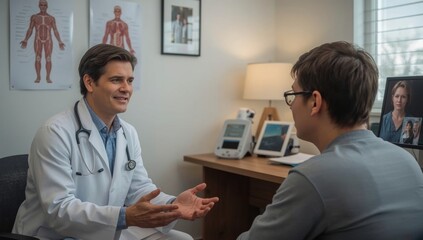 Middle-aged doctor with warm smile 2
