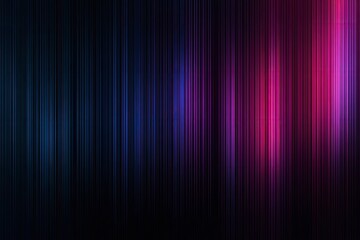 Fototapeta premium Vertical, dark, glowing bands of vibrant pink and blue light