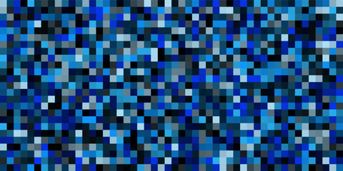 Fototapeta premium Mosaic vector background. Random pattern design Texture of geometric shapes, smooth squares. Digital network, cells. Building.