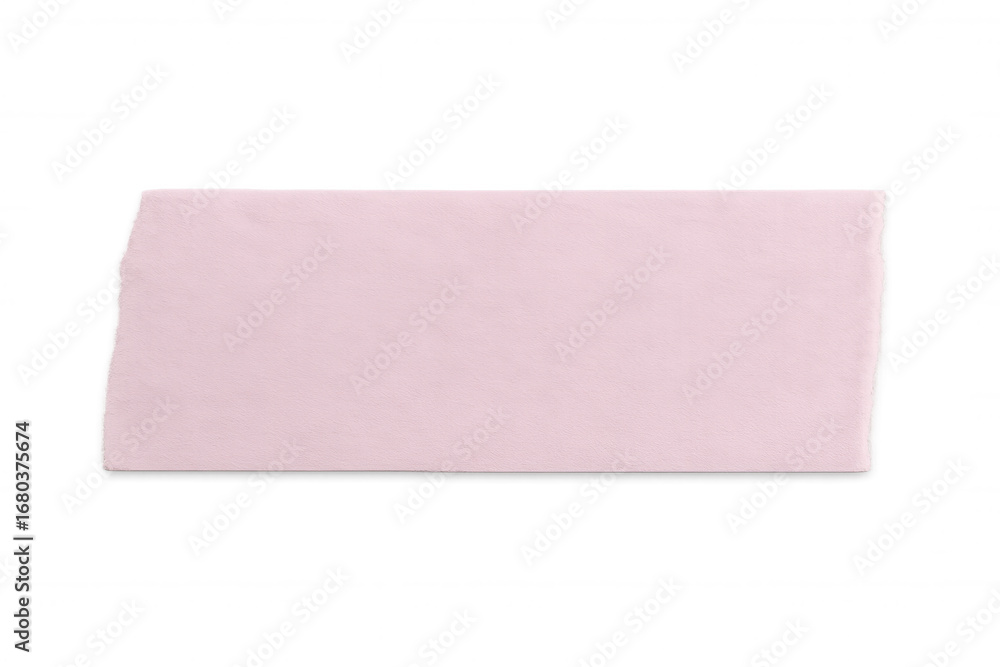 Poster blank pink rectangular paper floating against transparent backdrop, ready for creative customization