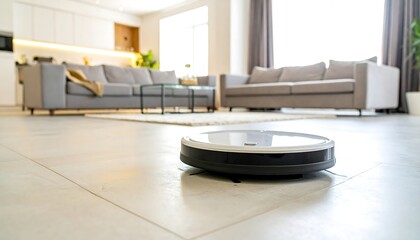 Robot Vacuum in Modern Home