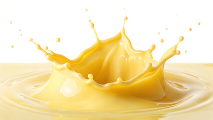 chocolate splash isolated on white background