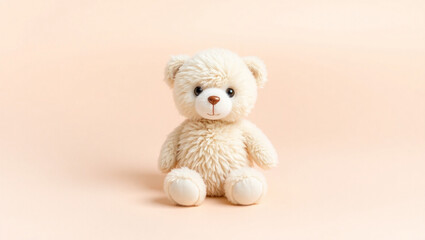 PNG ULTRA HD 8K Plush Toy - Soft and Fluffy, Neutral Background, Clean Minimal Composition, Fully in Focus, High-Resolution Product Style