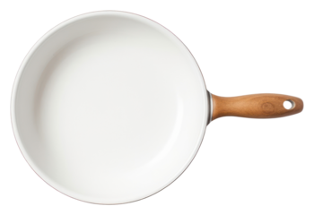 PNG White ceramic pan white background simplicity tableware.