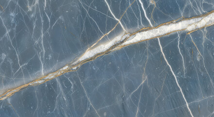 blue marble with white and gold veins, elegant natural stone, polished slab for minimalist countertops, sophisticated wall features, and sleek interior design

