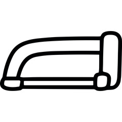 Hand saw outline icon