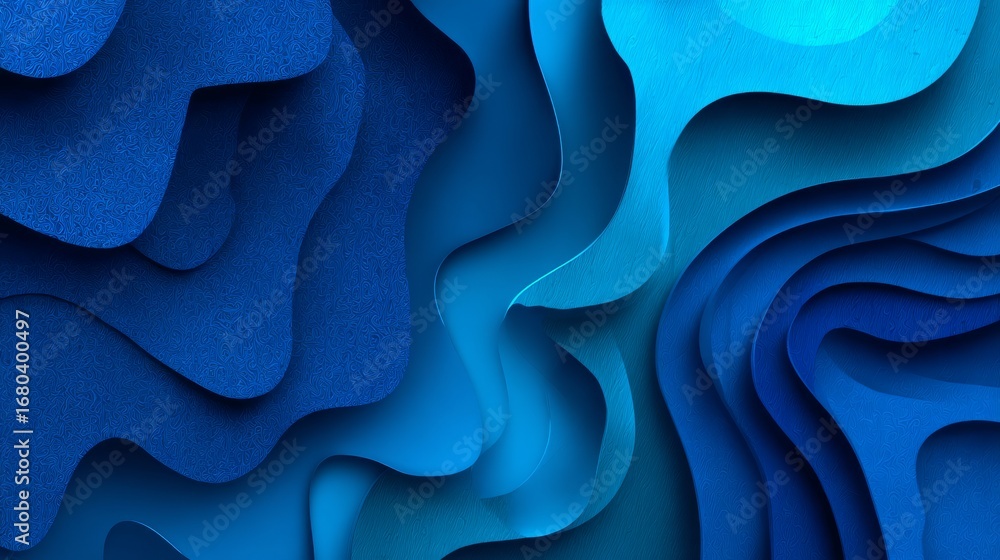Poster 3d abstract background with layered paper cut shapes in modern vector design, creative geometric lay