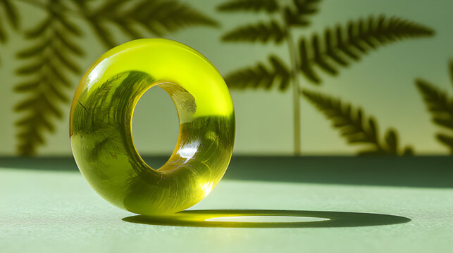 Translucent anise green plastic or Plexiglas ring. Green plastic, glass ring. Handmade chunky resin ring with preserved forest moss, fern leaves encased within a clear, non-toxic epoxy resin.