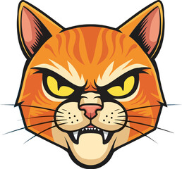 Adorable Cat Cartoon Character