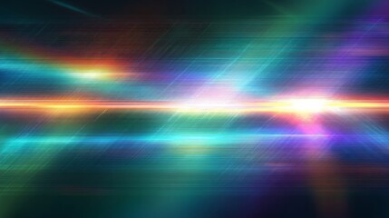 Abstract digital art with dynamic diagonal streaks of energy in vibrant blue, purple, red, yellow,