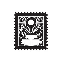 Postage Stamp Vector (4).eps