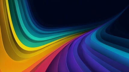 Abstract vector background with dynamic colorful curved lines inspired by olympic sports events, modern motion design for athletic competitions, international games, fitness posters, and energetic dig