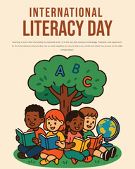 Literacy and Education Concept with Stack of Books and Globe