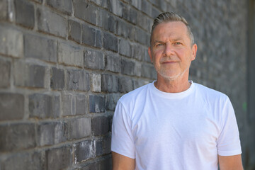 Confident Man Wearing White Shirt
