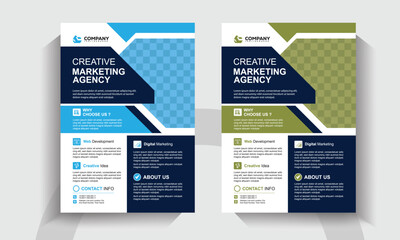 Business Marketing Agency Flyer Template
