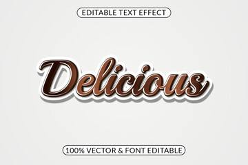 Delicious Chocolate Text Effect Editable