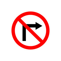 no right turn
