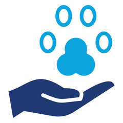 Wildlife Preservation mixed color icon