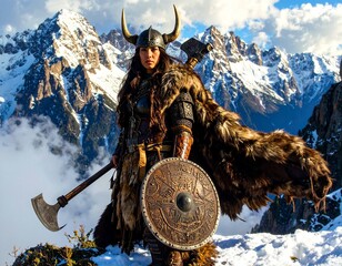 powerful mountain warrior 