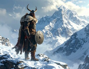 powerful mountain warrior 