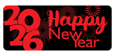 2026 number design template. 2026 New Year logo text design. Vector illustration. 2026 new year with celebration background 02.eps